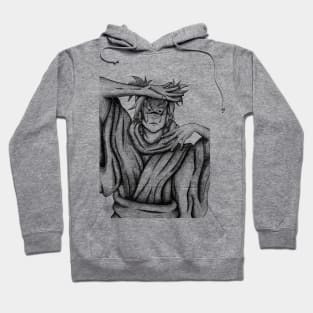 choso pencil shading Hoodie